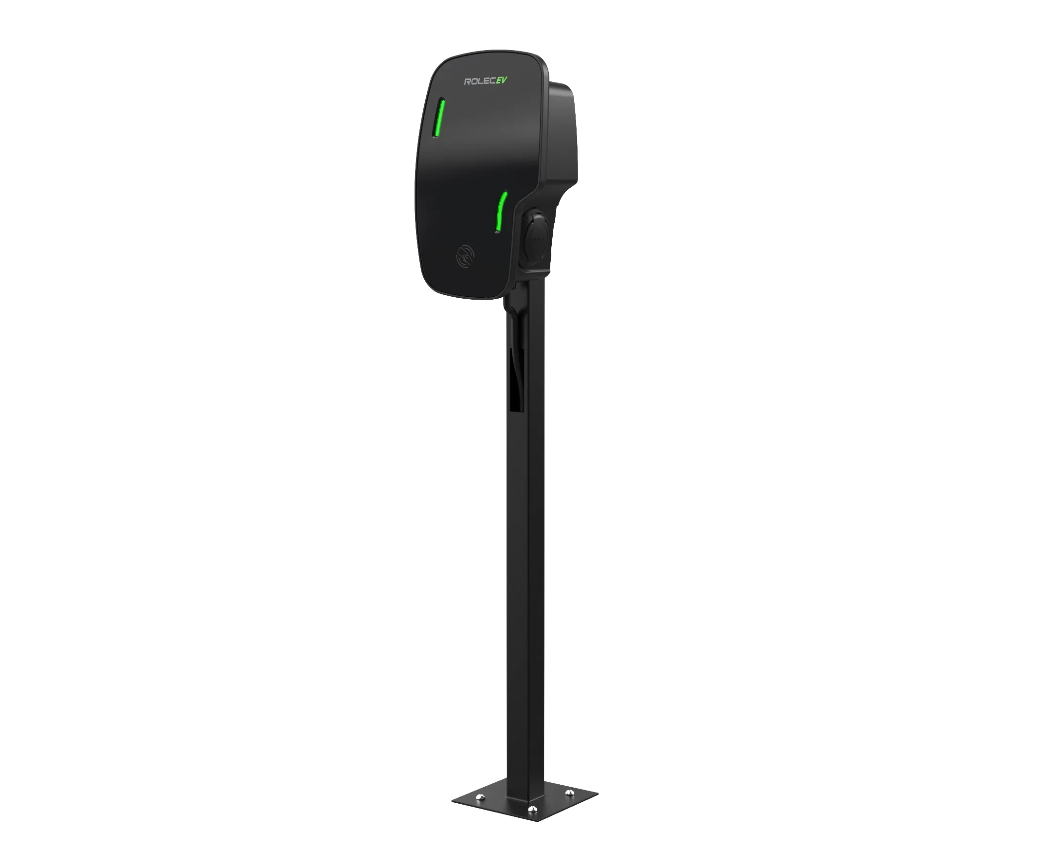 Zura/WallPod/QUBEV Smart Mounting Post | Fits up to 2 Chargers